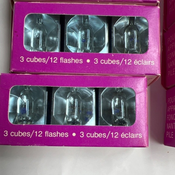 7 Boxes Westinghouse Flashcubes New in Box 21 Cubes in Total Vintage Made in USA - Picture 4 of 4